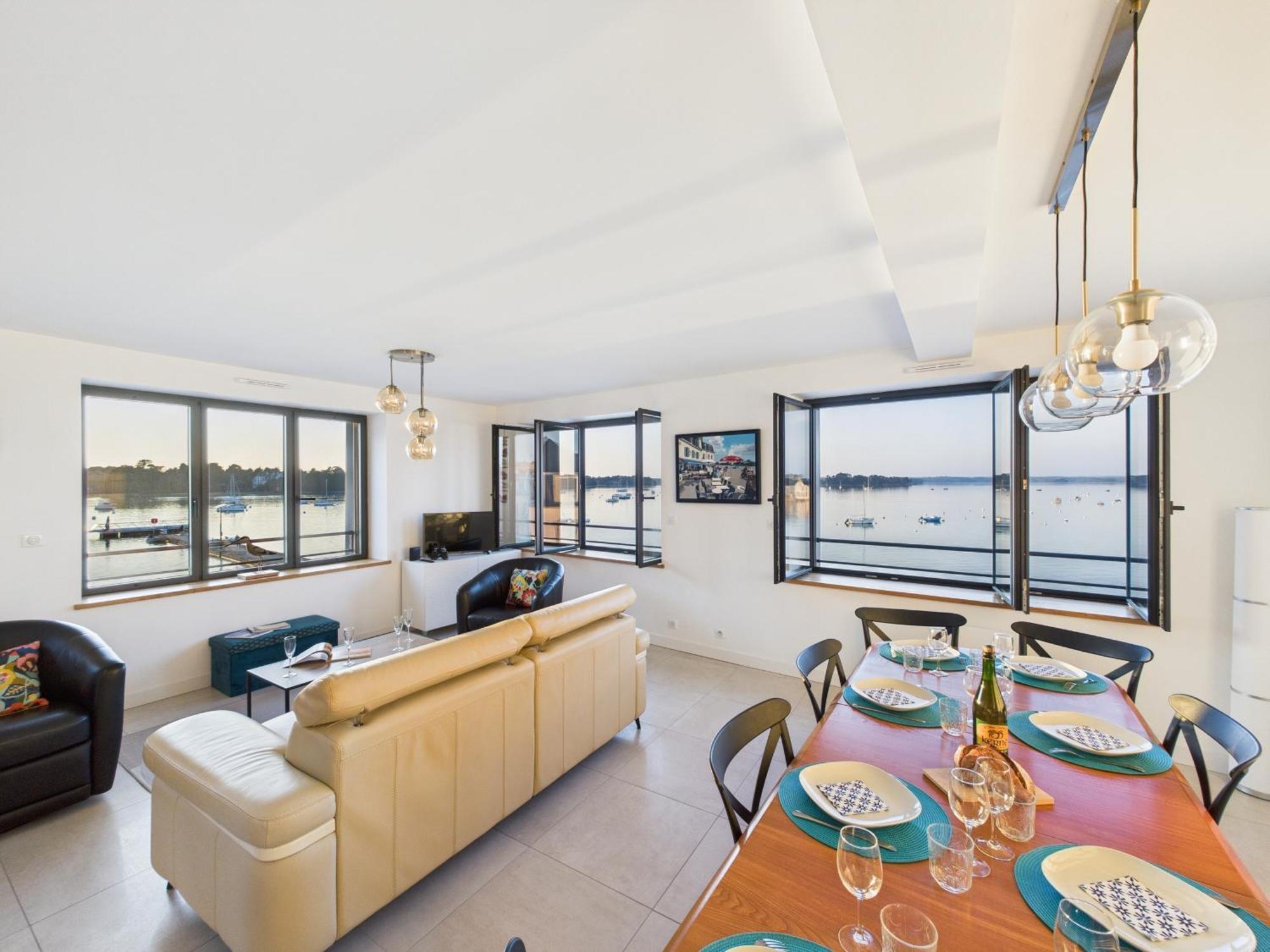 Appartement Vue Sur La Mer A L'Ile Tudy ! 外观 照片